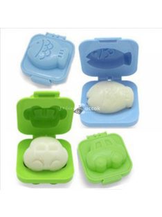   Főtt Tojás Figurakészítő Szett (2 db) Maci és Nyuszi Formával