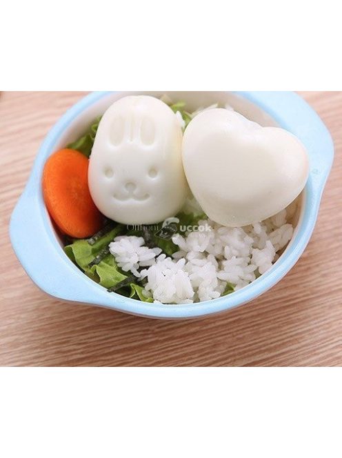 Főtt Tojás Figurakészítő Szett (2 db) Maci és Nyuszi Formával