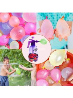   Vízibomba készlet töltő tartállyal és 500 db színes lufival kültéri szórakozáshoz