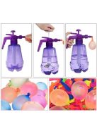 Vízibomba készlet töltő tartállyal és 500 db színes lufival kültéri szórakozáshoz