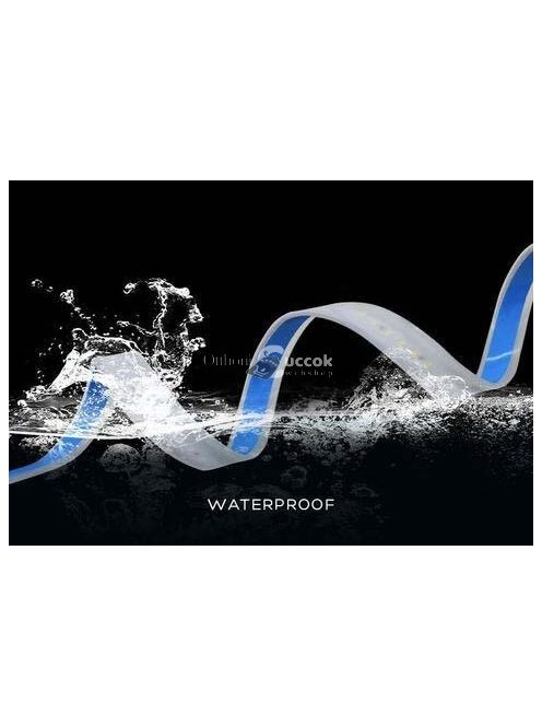 Tuning LED szalag autó ajtóra, piros-fehér dekorációs világítás