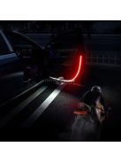 Tuning LED szalag autó ajtóra, piros-fehér dekorációs világítás