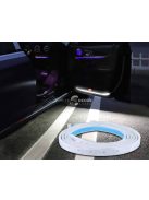 Tuning LED szalag autó ajtóra, piros-fehér dekorációs világítás