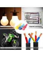 120 darabos Elektromos Kábel Gyors Csatlakozó Készlet Szereléshez és Javításhoz