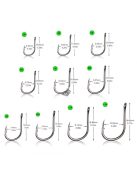 100 db-os Horgászfelszerelés Horog Készlet