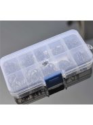 100 db-os Horgászfelszerelés Horog Készlet