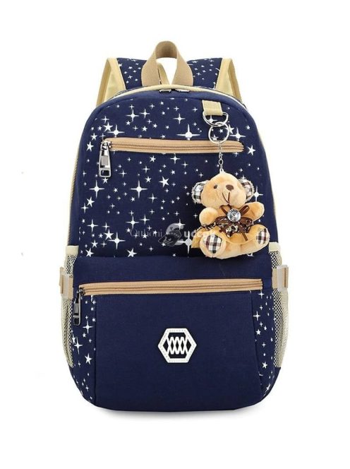 Iskolatáska szett 3 db - Hátizsák, oldaltáska és kozmetikai-neszesszer táska diákoknak