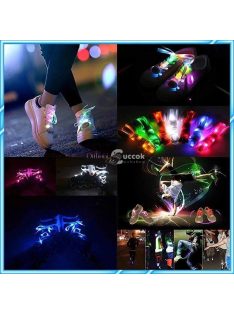   Világító LED-es Cipőfűző – Divatos és Látványos Kiegészítő Sportcipőkhöz és Parti Ruházathoz