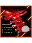 Világító LED-es Cipőfűző – Divatos és Látványos Kiegészítő Sportcipőkhöz és Parti Ruházathoz