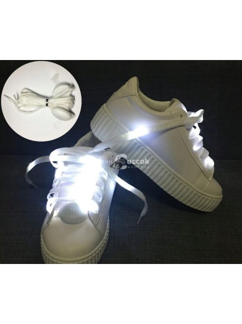 Világító LED-es Cipőfűző – Divatos és Látványos Kiegészítő Sportcipőkhöz és Parti Ruházathoz