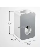 Falra szerelhető automata fogkrémadagoló higiénikus és kényelmes használatra