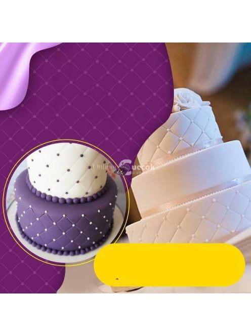 Tortadíszítő forma Szerencsehozó négylevelű lóhere minta süteményekhez és tortákhoz