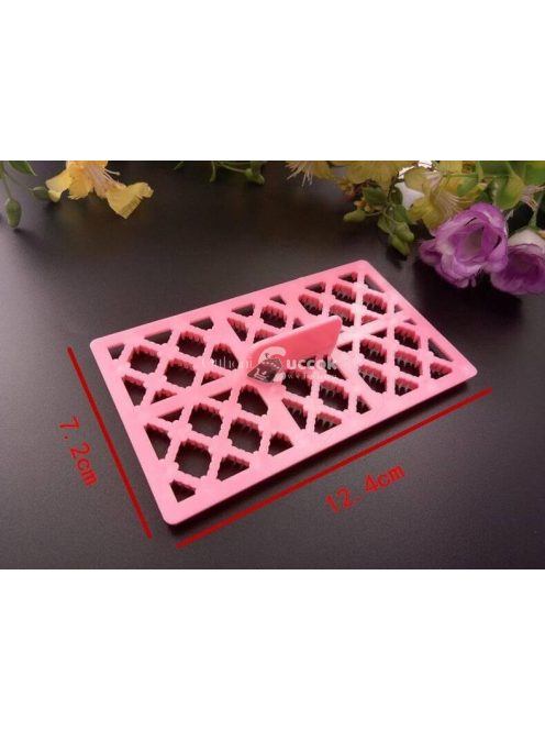 Tortadíszítő forma Szerencsehozó négylevelű lóhere minta süteményekhez és tortákhoz