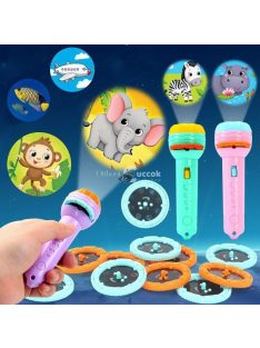   Állatos Kivetítő gyerekeknek - Színes Éjszakai Fény és Vetítés Gyerekszobába