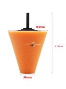 Speciális Kúp alakú Polírozó szett autó- és fémfelületekhez