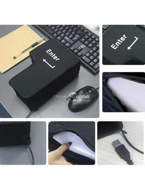 MegaEnter, Nagyméretű Enter Billentyű Gomb Fekete Színben