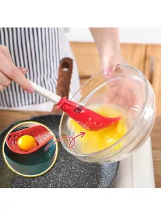  Többfunkciós fekete főzőkanál konyhai eszköz készlethez