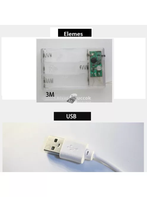 Világító LED-es Falevél Dekoráció Beltéri és Kültéri Használatra