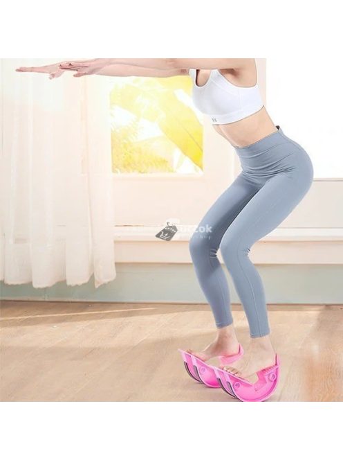 Fekete Láb Nyújtó Pedál Fitness Kellék Izomlazításhoz és Nyújtáshoz