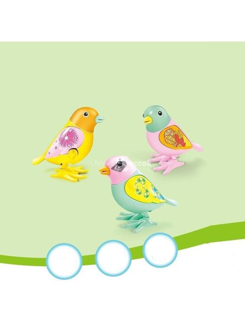 Ugráló Madár Interaktív Játék Gyerekeknek - Sárga Színben