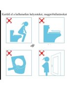 WC ülőke higiéniai takarófólia (50 db)