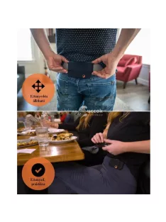   Pénztárca és sport telefontartó nadrágra és övre rögzíthető kivitelben, Észrevehetetlen dizájnnal