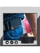 Pénztárca és sport telefontartó nadrágra és övre rögzíthető kivitelben, Észrevehetetlen dizájnnal