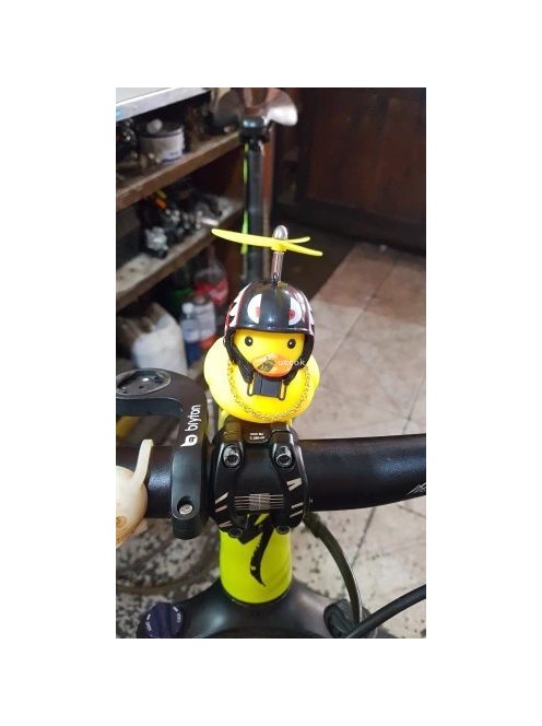 Gumikacsa Biciklilámpa és Duda - Gyerekbarát Kerékpár Kiegészítő Biztonsági Fénnyel és Hangjelzéssel