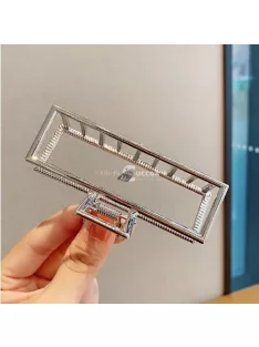 Elegáns Ezüst Hurok Hajcsat Hajdísz Női Frizurákhoz