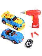 Szerelő gyermekjáték készlet, összerakható kisautóval - Kreatív és fejlesztő játék szett gyermekeknek
