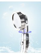 Arany színű 3 üzemmódú zuhanyfej és zuhanyrózsa fürdőszobai használatra