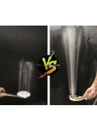 Arany színű 3 üzemmódú zuhanyfej és zuhanyrózsa fürdőszobai használatra