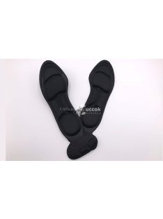   Fekete cipőbetét magassarkúhoz, sarokvédő talpbetét nőknek