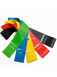   Erősítő gumiszalag készlet (5 darabos) fitnesz és edzés célokra