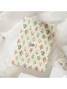 Nyuszis mintás textil könyvborító (A5 méretű könyvekhez)