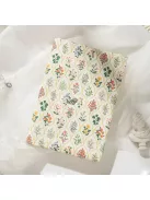 Nyuszis mintás textil könyvborító (A5 méretű könyvekhez)