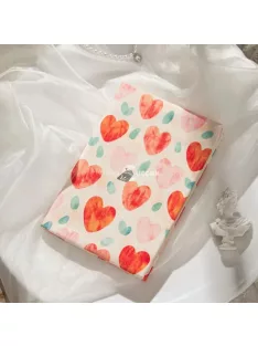   Nyuszis mintás textil könyvborító (A5 méretű könyvekhez)