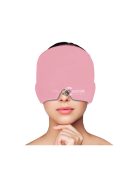 Kék színű migréncsillapító sapka fejfájás enyhítésére