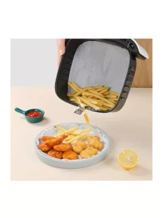   Olajnyelő légsütő papír, 50 db - Egészséges sütéshez és olajmentes főzéshez