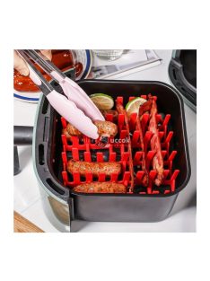   Szilikon légsütő grill állvány - Hőálló és tapadásmentes sütőeszköz légkeveréses sütőkhöz