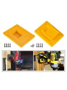   Makita/Bosch/Dewalt/Milwaukee 18V Li-ion akkumulátoros fúrókhoz fali konzol, szerszámtartó 2 db