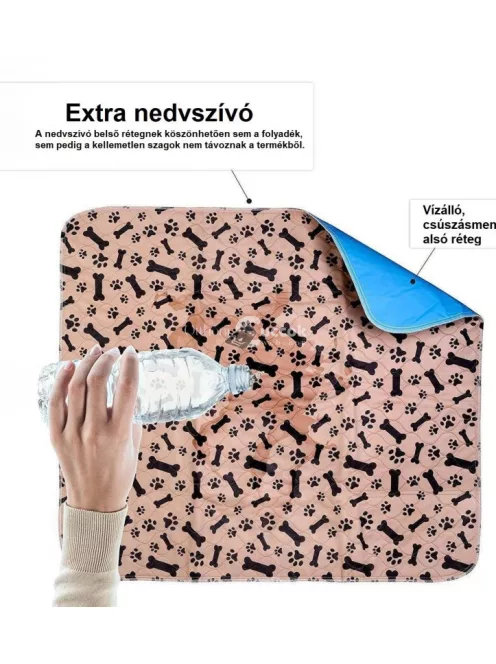 Mosható és újrahasználható kutyapelenka és kutya WC tréninghez és higiéniához