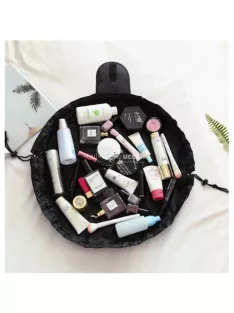   Húzózsinóros utazási kozmetikai táska - Praktikus és könnyen hordozható tároló megoldás szépségápolási termékekhez