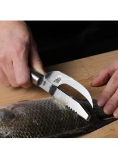   Halpikkely pucoló és halszeletelő kés – Precíziós halfeldolgozó eszköz konyhai használatra
