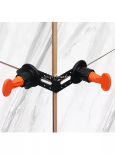   Csempe szögkiegyenlítő és rögzítő készlet, 25 db-os csomag burkolólapok precíz szintezéséhez