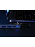 C típusú USB Hub 3.0 – 4 portos, 4K HDMI csatlakozással, többeszközös kompatibilitás
