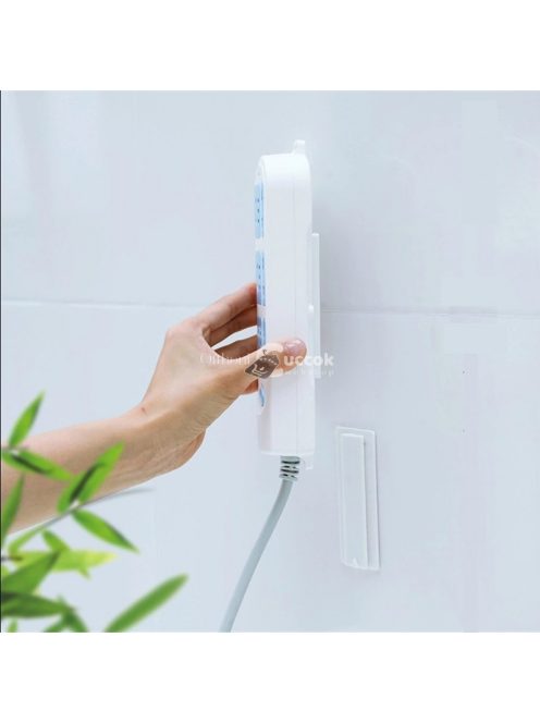 Fali elosztó és hosszabbító kábelrendező tartó, praktikus szervező megoldás