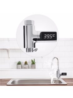   Digitális vízcsap hőmérő – pontos hőmérsékletkijelzés csapvízhez