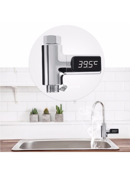 Digitális vízcsap hőmérő – pontos hőmérsékletkijelzés csapvízhez
