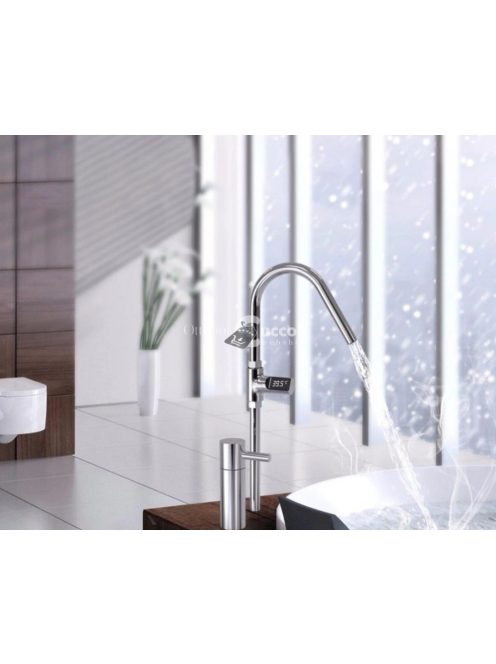 Digitális vízcsap hőmérő – pontos hőmérsékletkijelzés csapvízhez